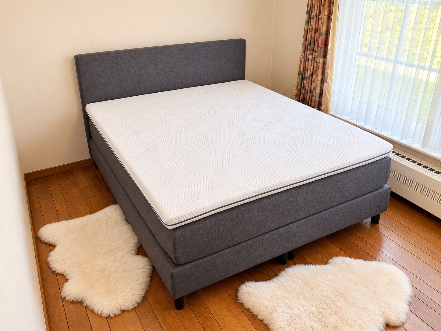 Nieuwe Emma boxspring 180  200 cm (nieuw €3.400), Ophalen of Verzenden, Zo goed als nieuw, 200 cm
