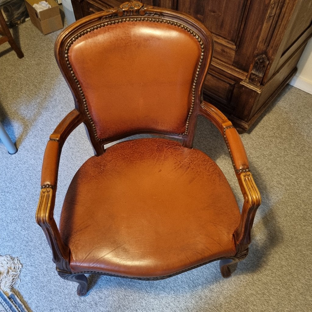 Klassieke stoel stijl Lodewijk XV, Antiek en Kunst, Ophalen