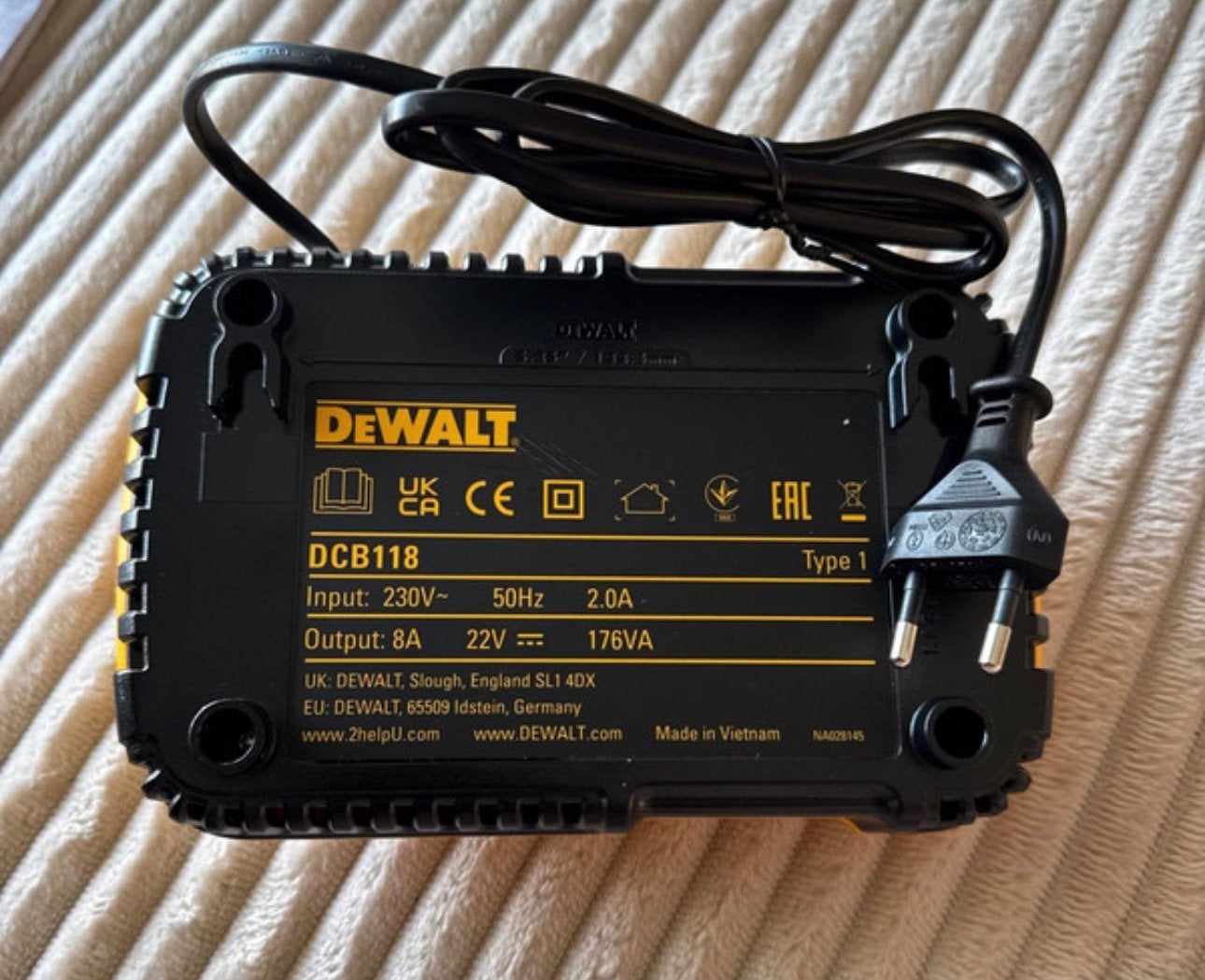 DeWalt snellader DCB118, nieuw!, Doe-het-zelf en Bouw, Ophalen, Nieuw