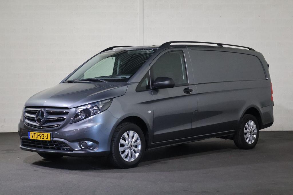 Mercedes-Benz Vito 110 CDI Lang Airco Navigatie 16dkm, Autos, Argent ou Gris, Achat, Boîte manuelle, Mercedes-Benz