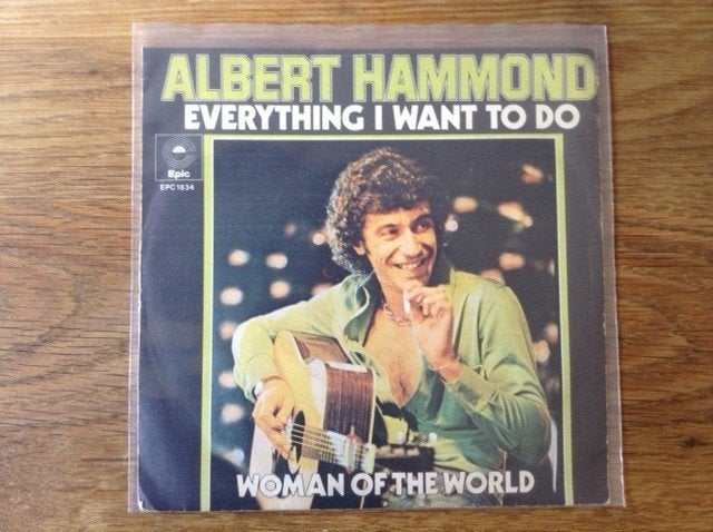 single albert hammond, CD & DVD, Vinyles Singles, Pop, Housse de protection extérieure, Pochette photo, Pressage original, 7 inch