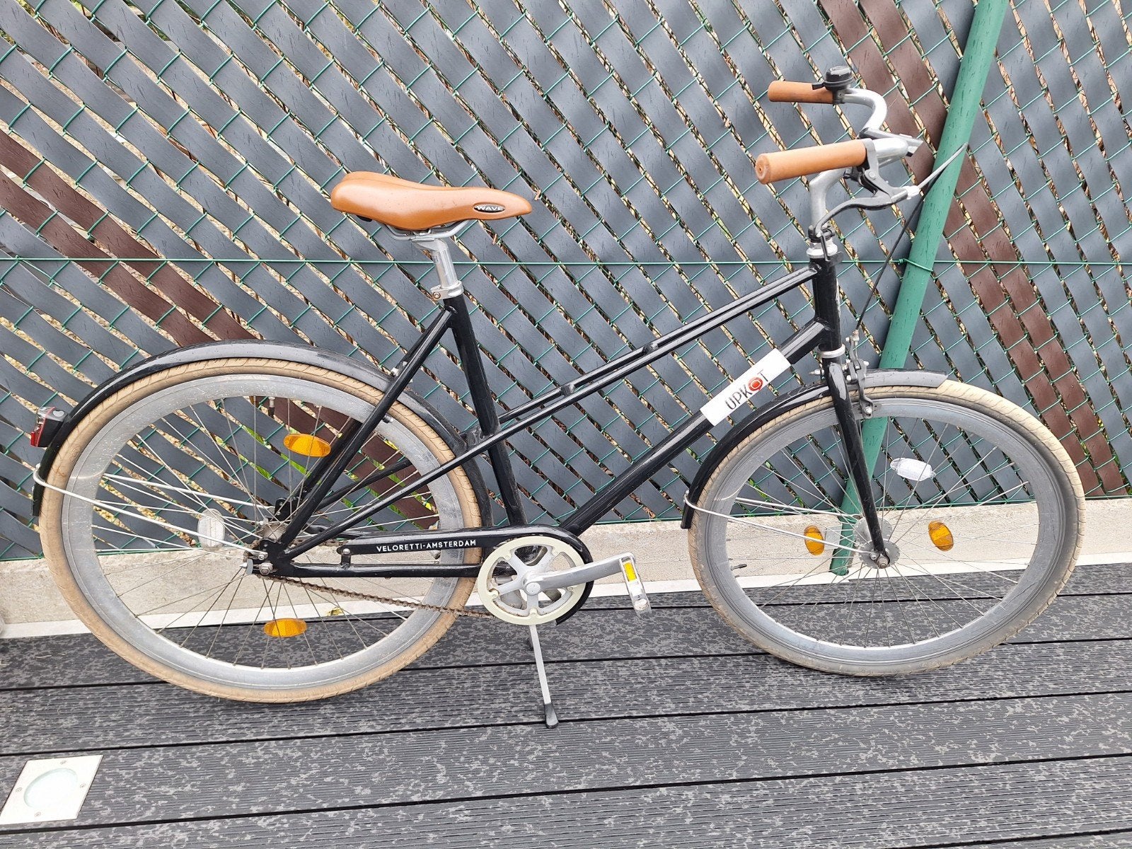 Kotstudent fiets up kot., Ophalen