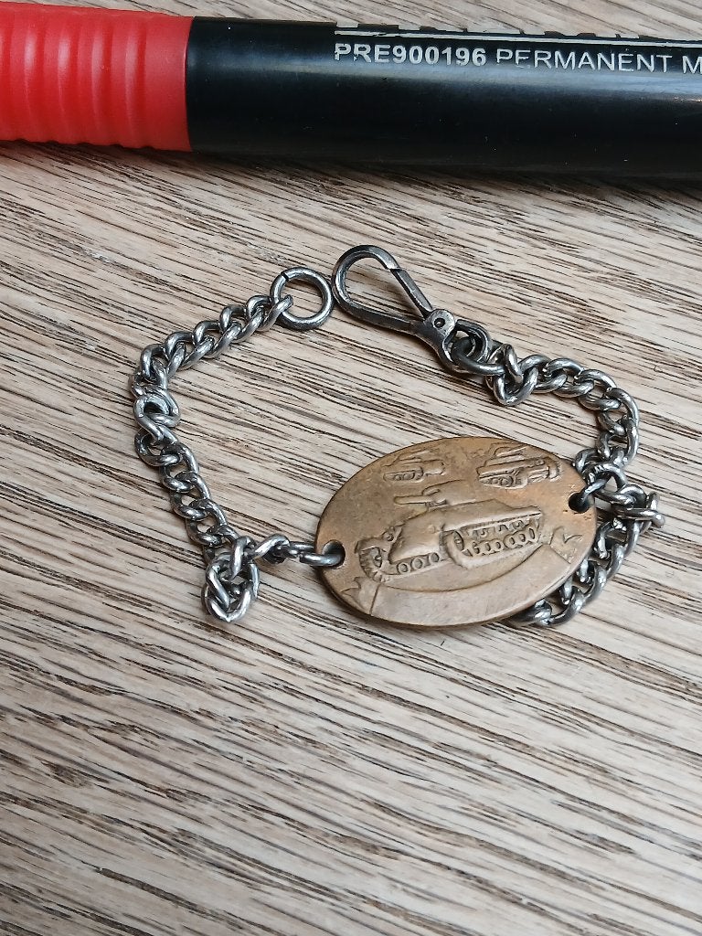 Gourmette troupes blindées, Envoi, Armée de terre, Emblème ou Badge