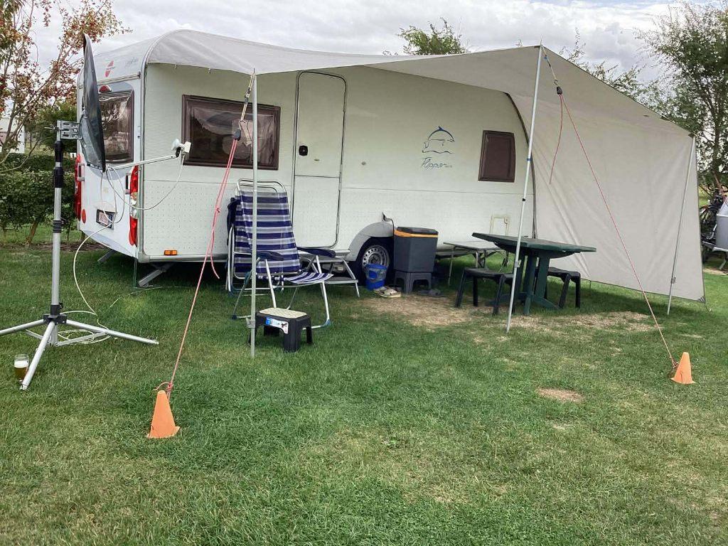 Bürstner Flipper 460 TS mover, luifel, zijwanden, voortent., Caravans en Kamperen, Luifel, Particulier, Bürstner, 6 tot 7 meter