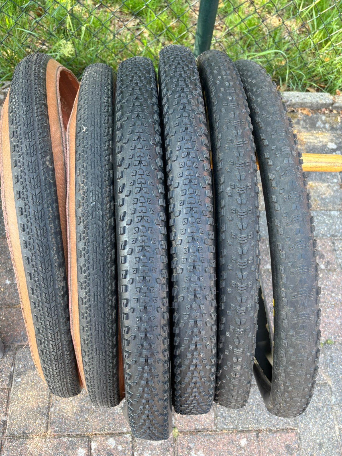 Mtb/gravel banden 29 inch gebruikt, Fietsen en Brommers, Ophalen, Gebruikt, Rubber, Band