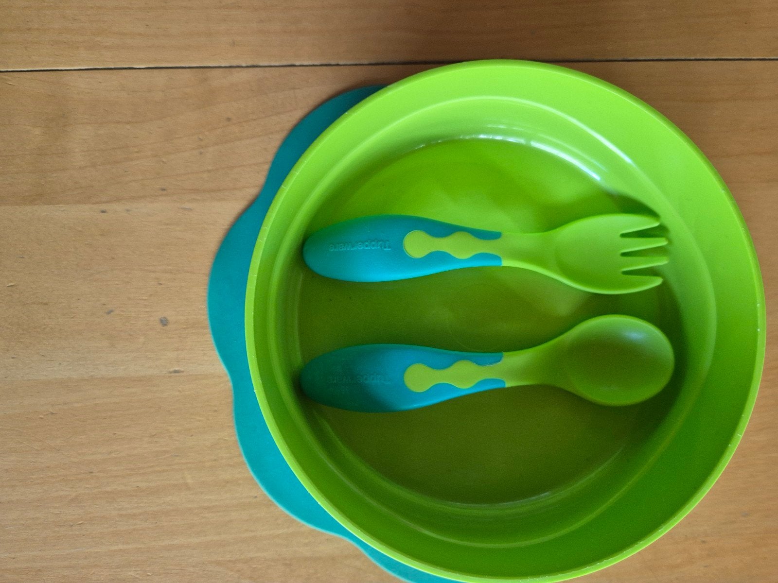 Set kinderbestek tupperware, Kinderen en Baby's, Ophalen