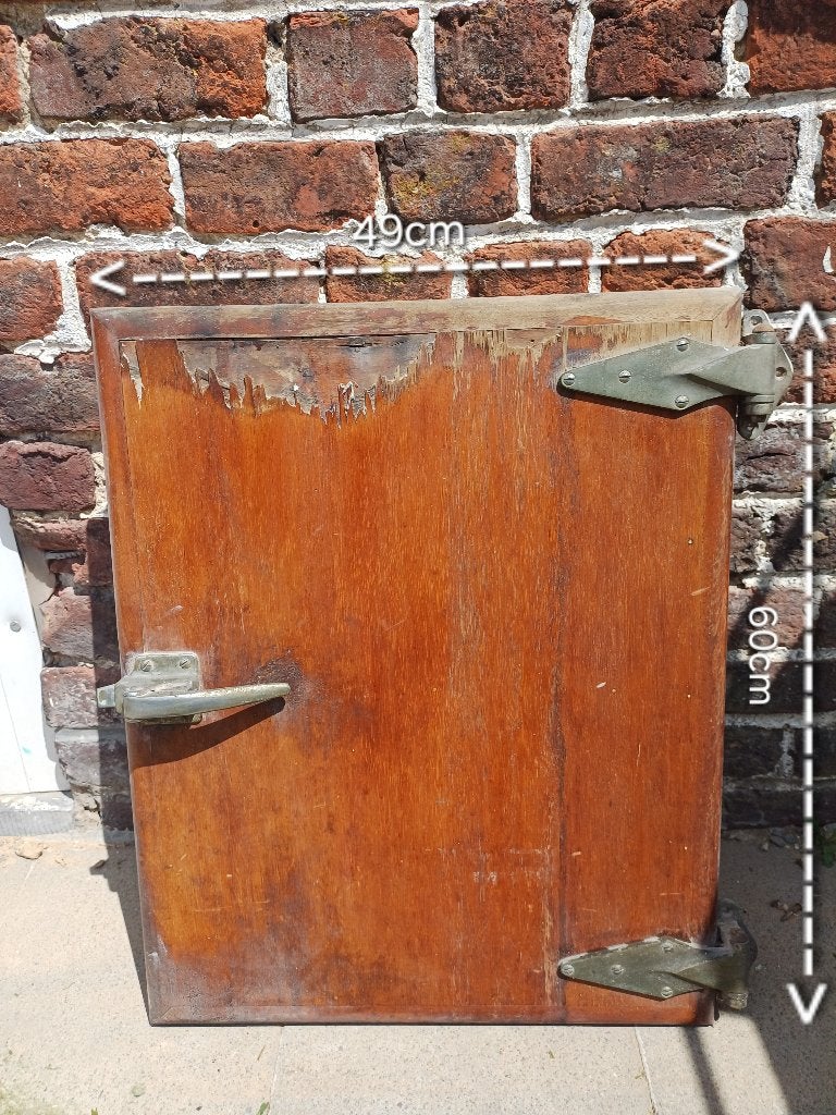 Ancienne porte isotherme de chambre froide, Enlèvement, Utilisé