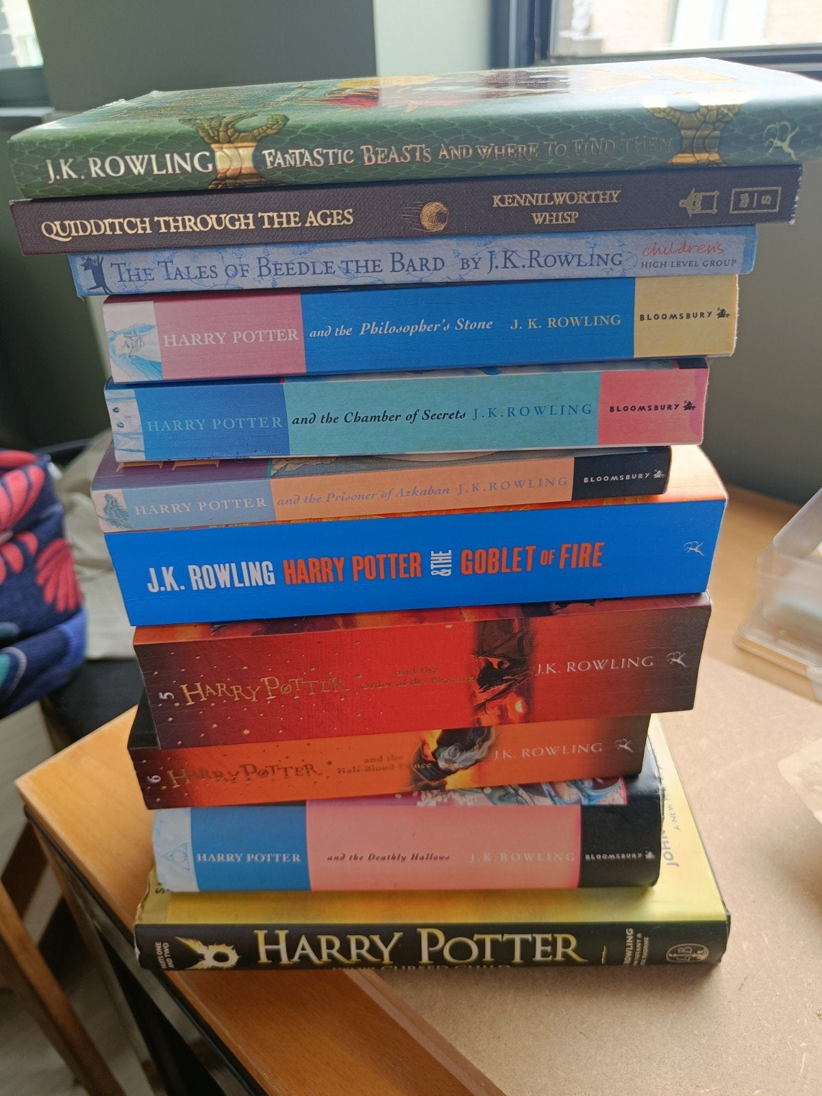 volledige Harry Potter boekset (Engels), Ophalen, Gelezen, Populaire fictie