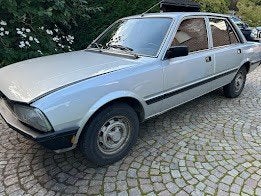 PEUGEOT 505 - BENZINE - AUTOMAAT - 2.0 - 1980, Autos, Argent ou Gris, Achat, 4 portes, Bleu