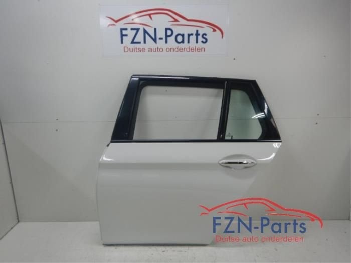 BMW 5-Serie F11 Touring Portier Links-Achter Wit, Ophalen of Verzenden, Gebruikt, Achter, Deur