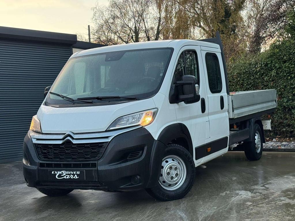 Citroën Jumper 2.0 HDI 163CV BENNE UTILITAIRE 7PLACES DBL C, Autos, Entreprise, Boîte manuelle, Noir, 120 kW