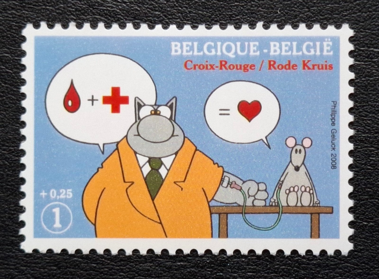 België: OBP 3747 ** Rode Kruis 2008., Frankeerzegel, Ophalen of Verzenden, Zonder stempel, Postfris