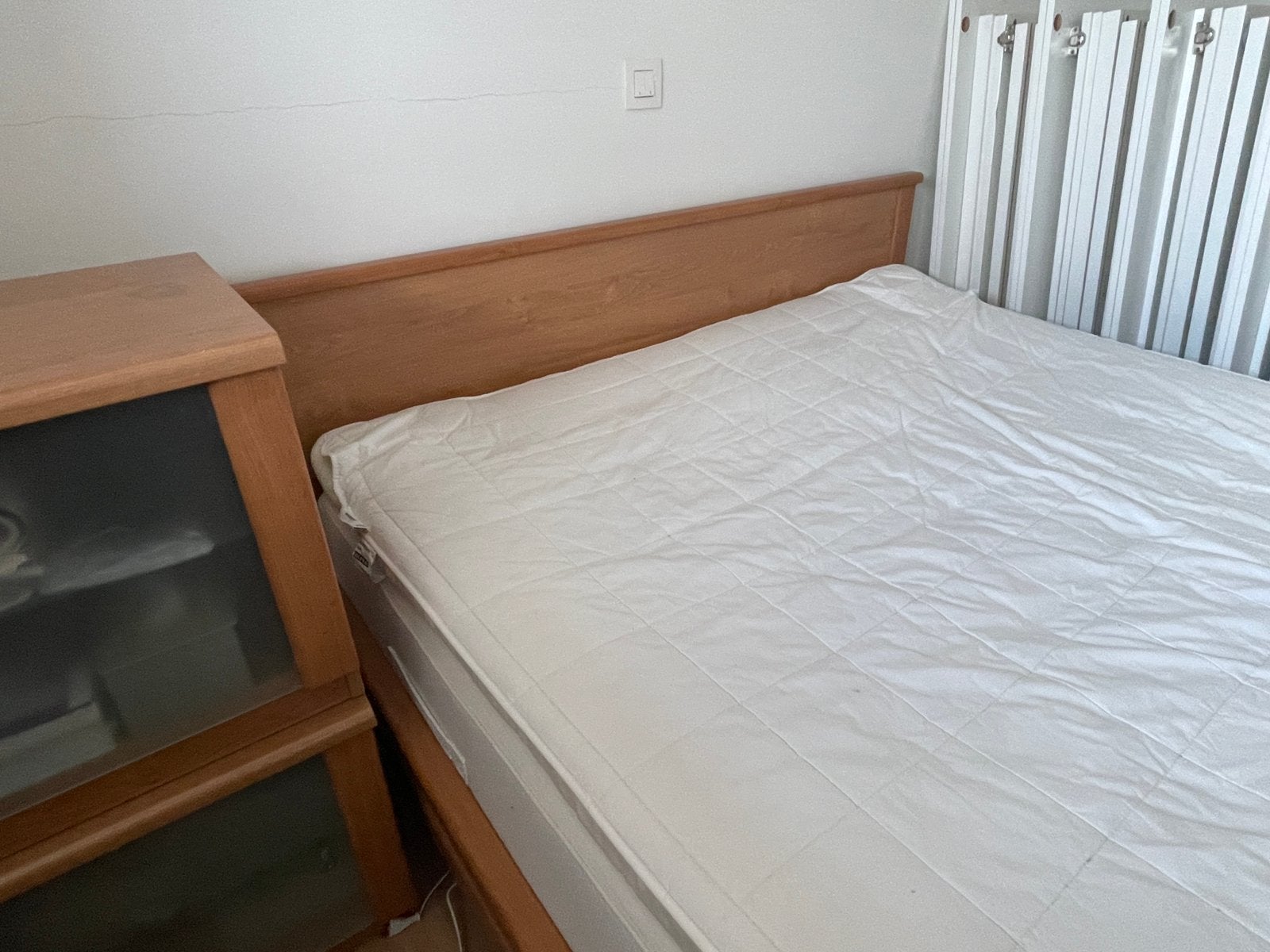 Bed 200x160 met twee nachtkastjes, Huis en Inrichting, Ophalen, Gebruikt, 200 cm, 160 cm