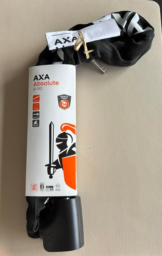 AXA Absolute 9-90 kettingslot - NIEUW SLOT, Fietsen en Brommers, Ophalen, Nieuw, Kettingslot