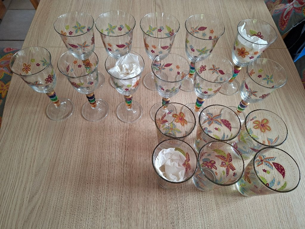 Verres casa, Verre ou Verres, Comme neuf, Verre, Enlèvement