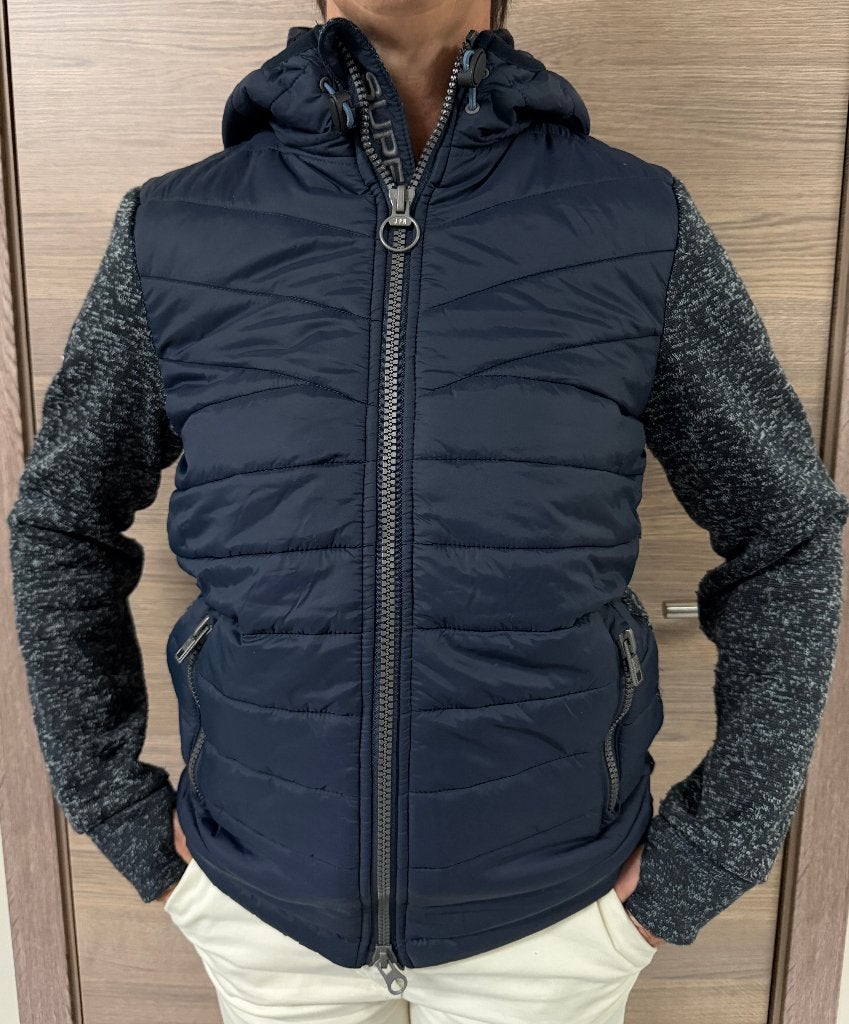 Veste matelassée Superdry Storm Blue - Taille M, Enlèvement ou Envoi, SuperDry, Porté, Bleu