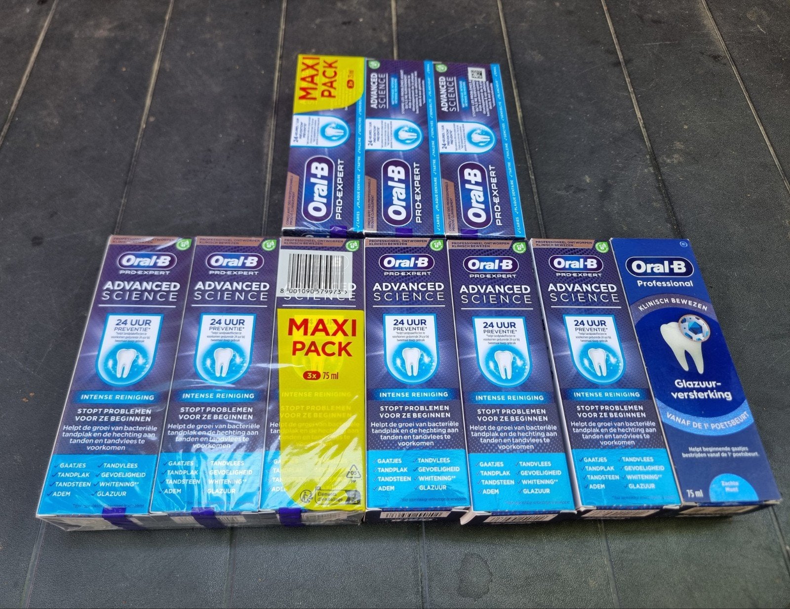 10x Oral-B Pro-Expert Advanced Science tandpasta
Nieuw!, Handtassen en Accessoires, Uiterlijk | Mondverzorging, Ophalen, Tandpasta