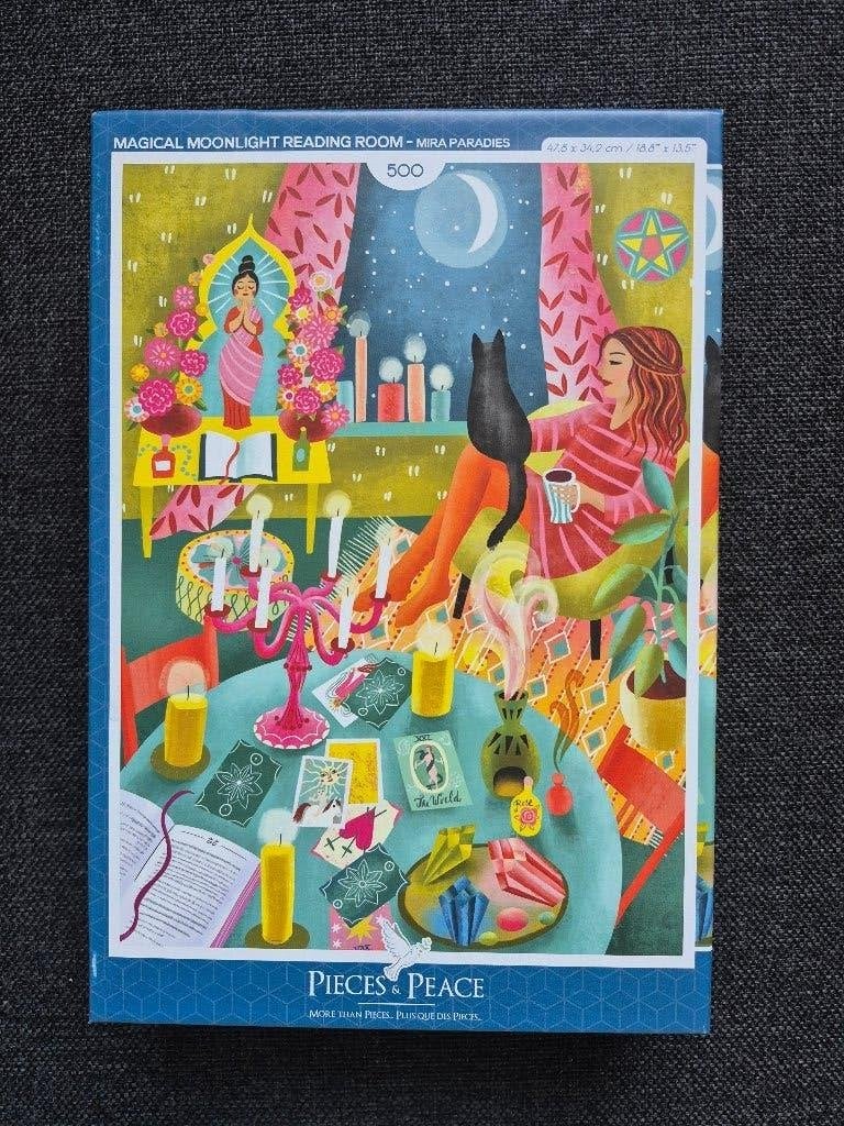 Pieces & peace puzzel, Ophalen of Verzenden, 500 t/m 1500 stukjes, Gebruikt, Legpuzzel