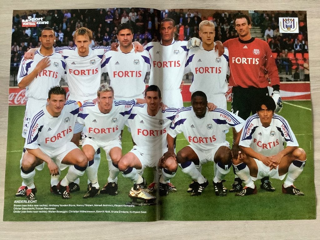Poster RSC Anderlecht, Verzamelen, Ophalen of Verzenden, Zo goed als nieuw, Poster, Plaatje of Sticker