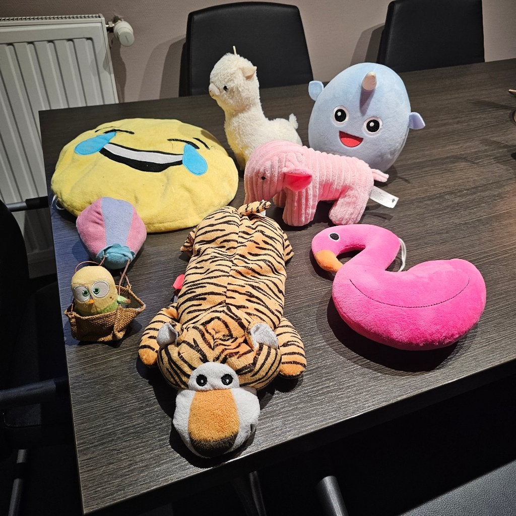 Peluches divers - 3€ pièce -  15 €  tout le lot, Enlèvement ou Envoi