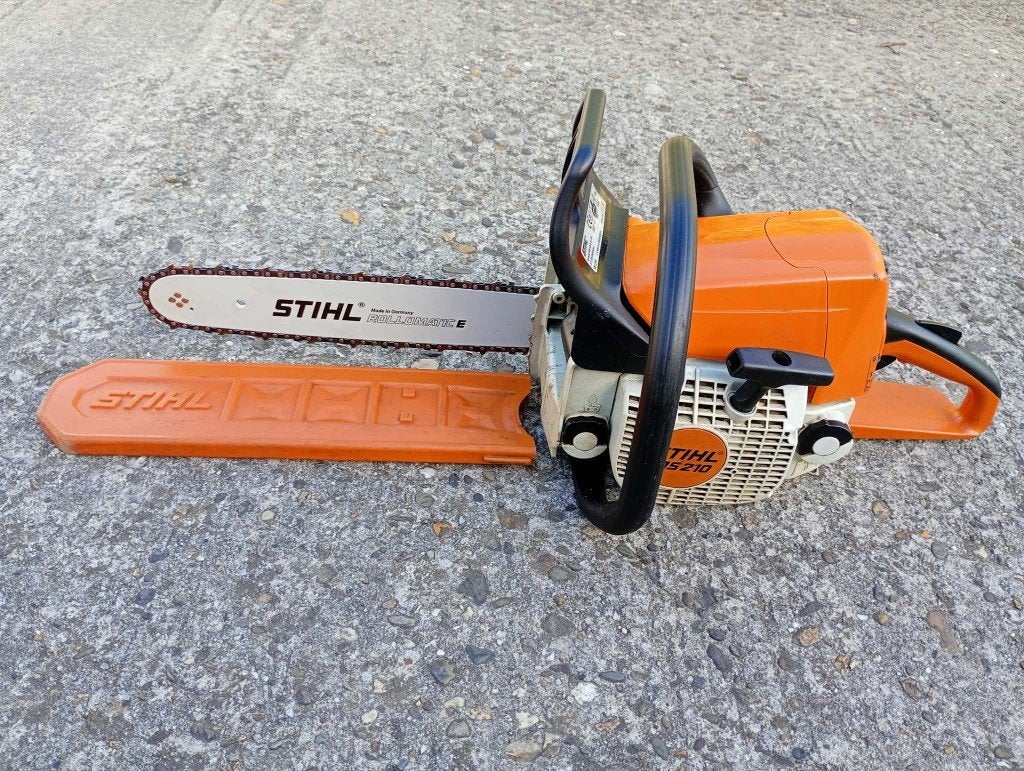 Stihl MS 210 kettingzaag, Doe-het-zelf en Bouw, Ophalen, Gebruikt, Kettingzaag