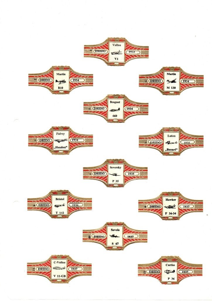 BANDES DE CIGARES DRIDO, Enlèvement ou Envoi, Neuf, Bagues de cigare