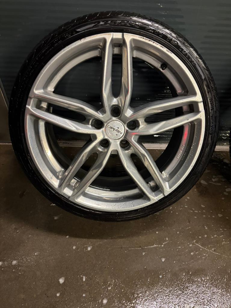 Carmani 19 inch velgen 5x110, Auto-onderdelen, Banden en Velgen, Gebruikt, 235 mm, Band(en), Personenwagen
