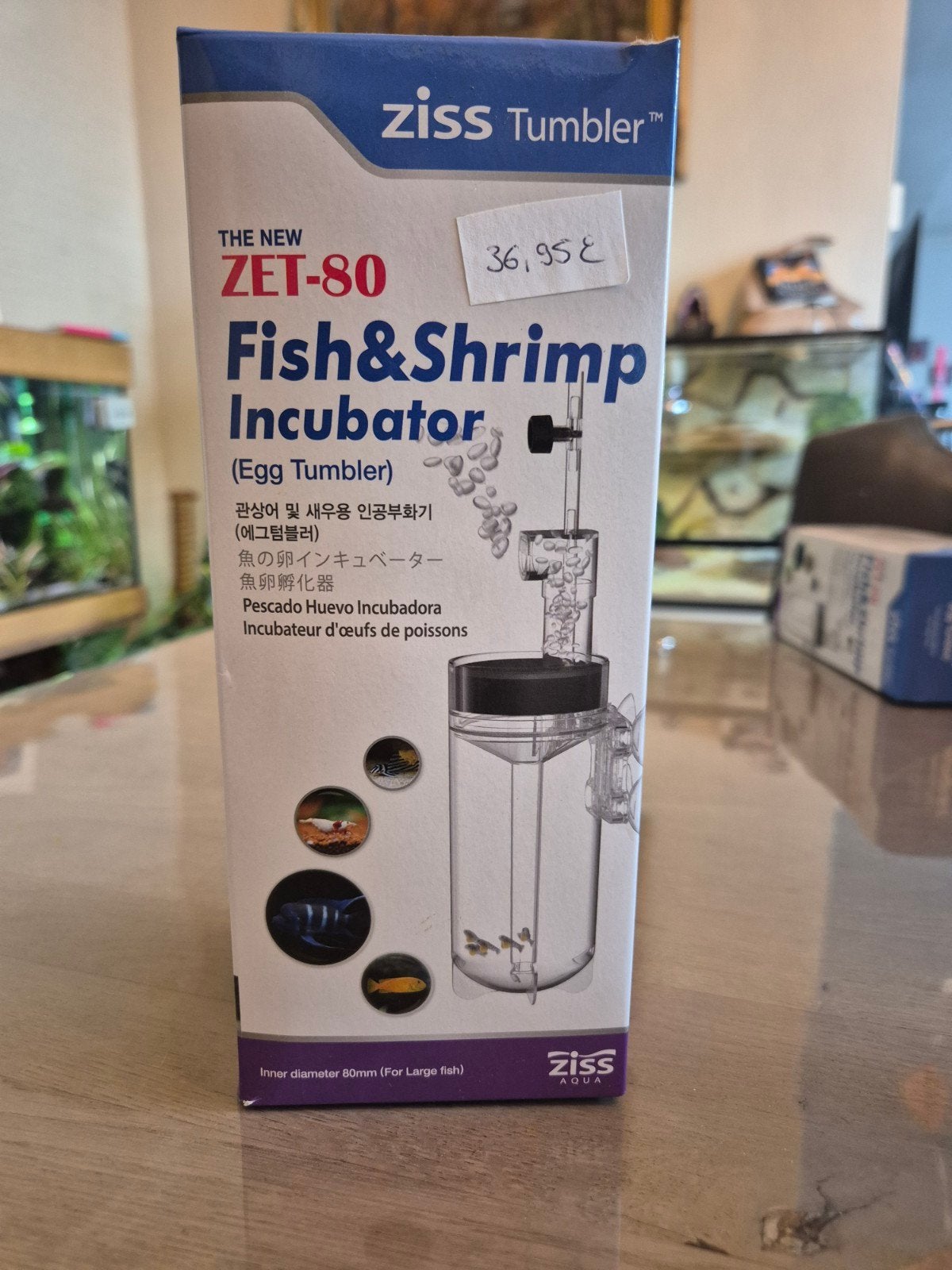 Ziss aqua ZET-80 tumbler, Dieren en Toebehoren, Ophalen of Verzenden, Nieuw, Overige typen, Overige merken