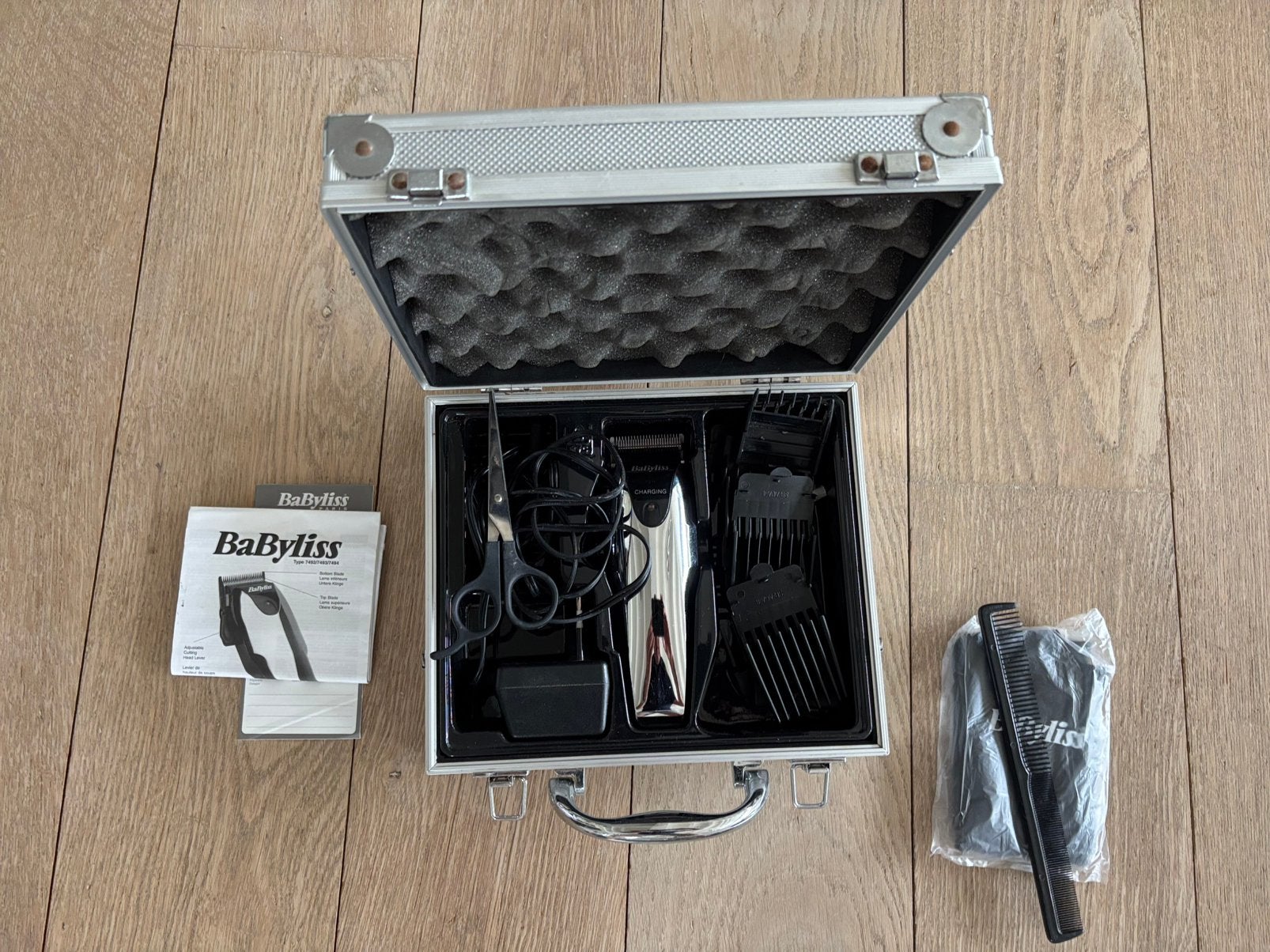 BaByliss 7492/7493/7494 trimmer met koffer en accessoires, Handtassen en Accessoires, Beautycases, Ophalen of Verzenden, Zo goed als nieuw