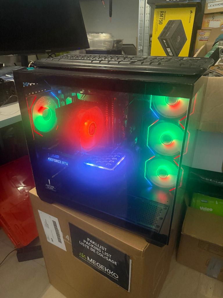 Snelle Game PC, I7-10700K, 32Gb DDR4, Nvidia 3060TI 8Gb, 2512Gb, 32 GB, Comme neuf, Gaming