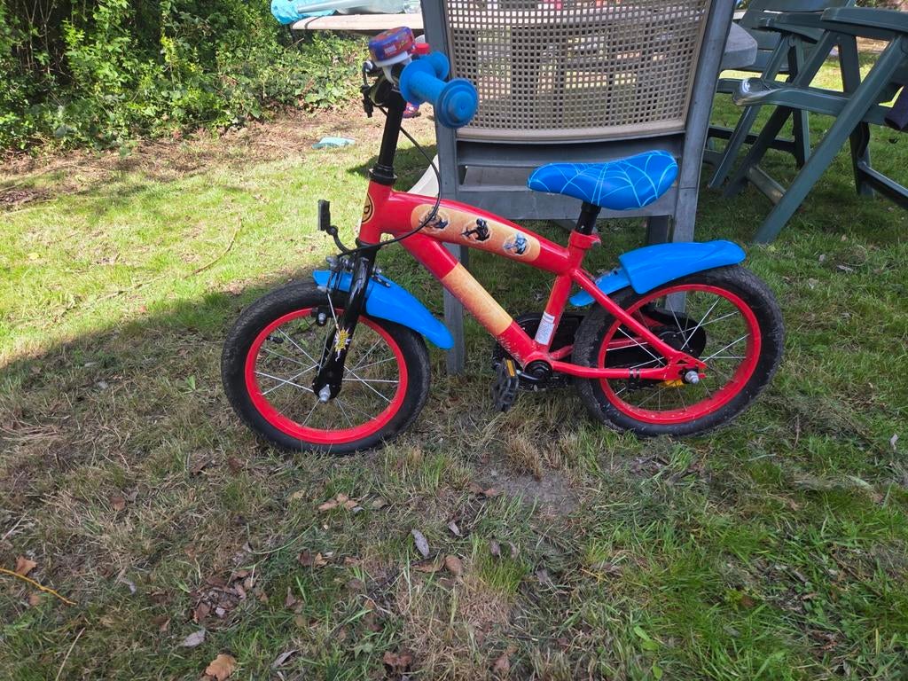Spiderman fiets 12 inc, Fietsen en Brommers, Ophalen