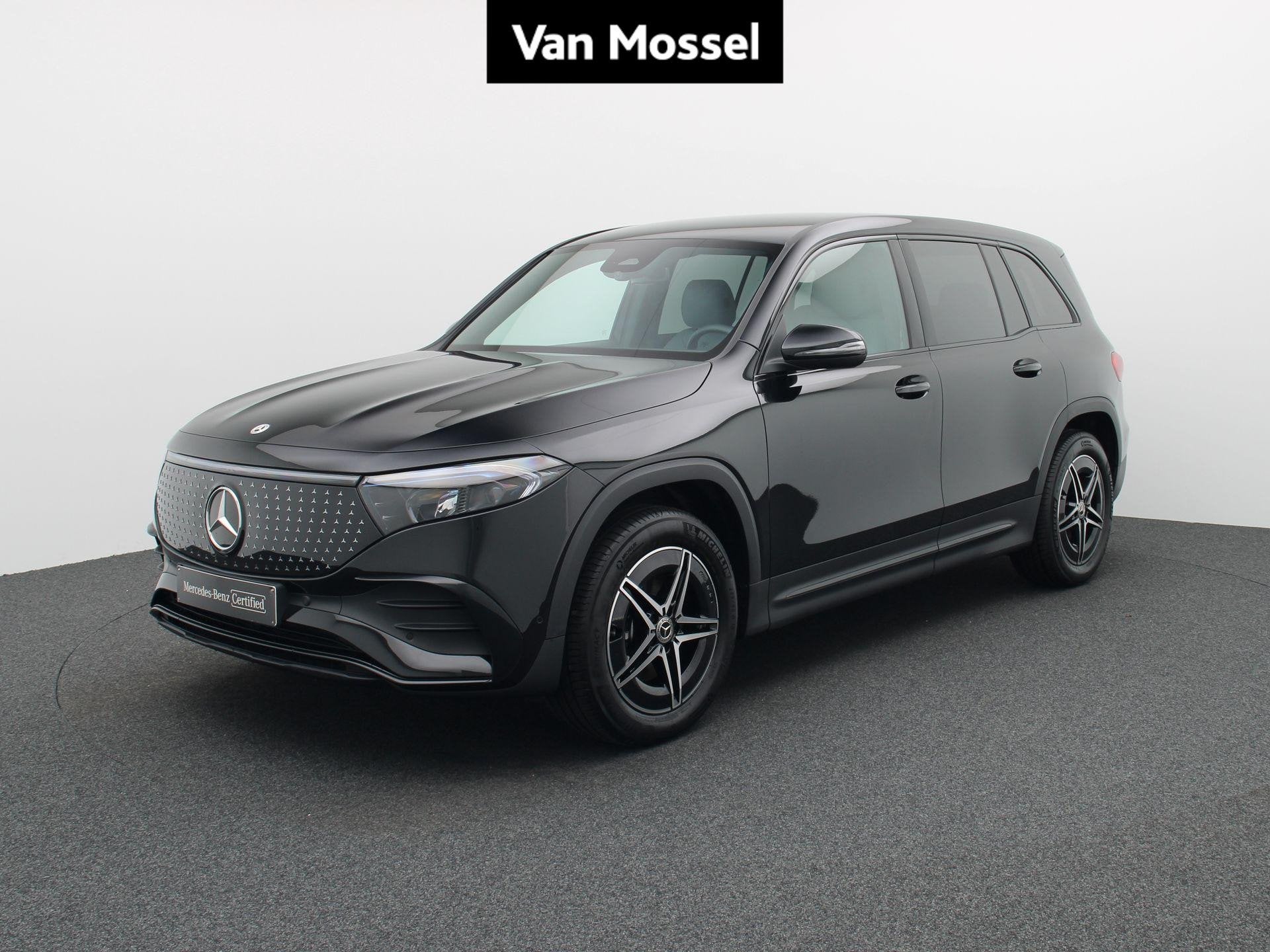 Mercedes-Benz EQB 250+ AMG Line + LEDER + CARPLAY +, Auto's, Dealer onderhouden, Stof, Gebruikt, EQB