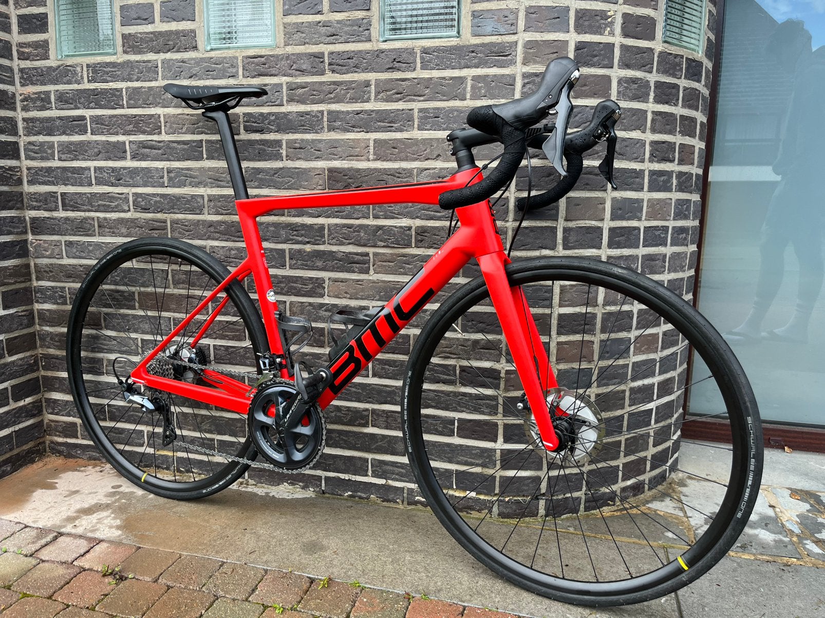 BMC SLR Vijf, Ophalen, Zo goed als nieuw, Carbon, Heren