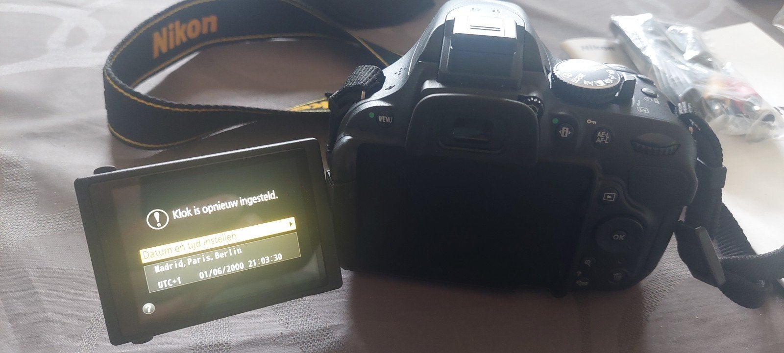 nikon D5200, Audio, Tv en Foto, Ophalen, Oplader, Nikon