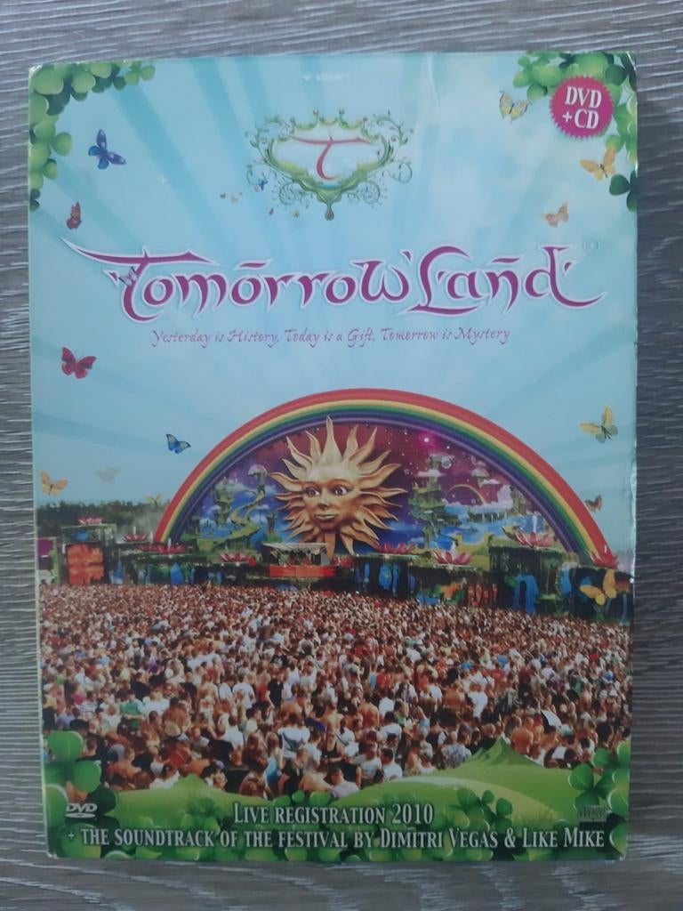 Cd& dvd tomorrowland life registration 2010, Ophalen of Verzenden