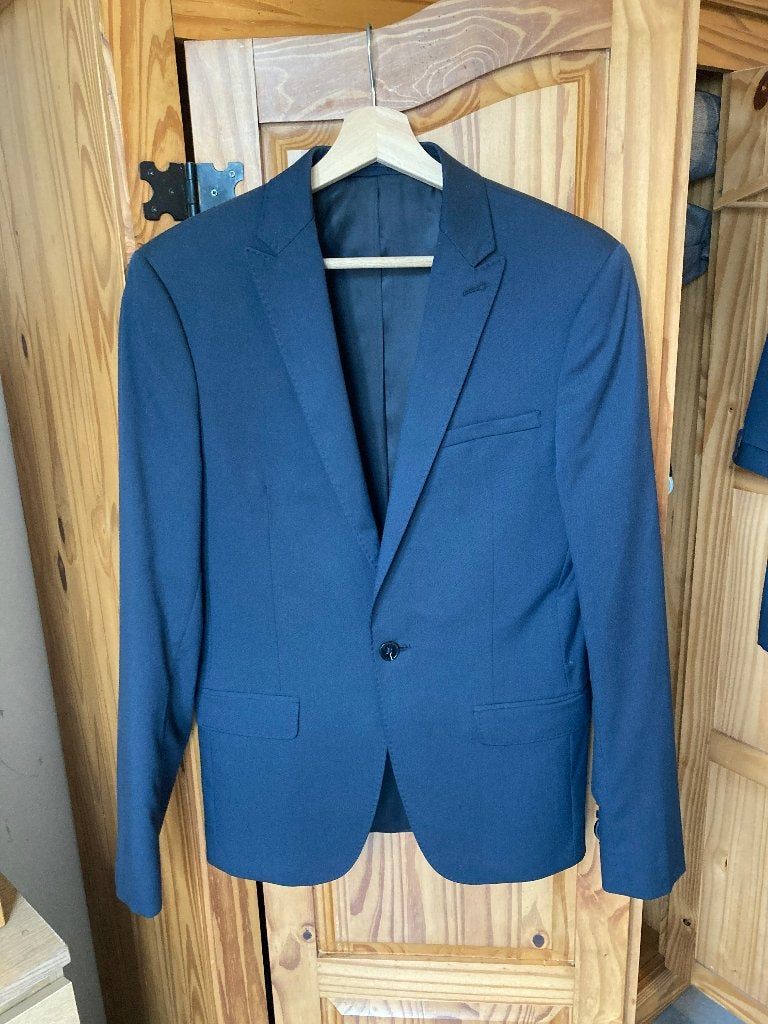 CELIO - ENSEMBLE COSTUME MARINE - TAILLE 46(S), Vêtements | Hommes, Celio, Enlèvement ou Envoi, Comme neuf, Bleu