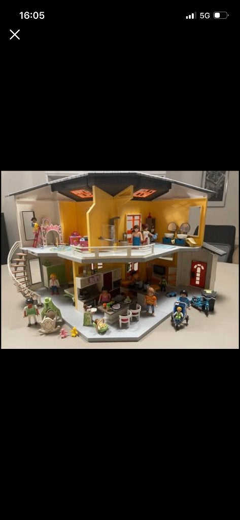 Playmobil maison moderne, Bâtiment, Autres séries, Comme neuf, Kit complet
