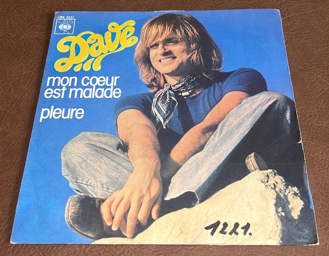Dave ‎– Mon Cœur Est Malade - 7” vinyl single - FR, Ophalen of Verzenden, Gebruikt