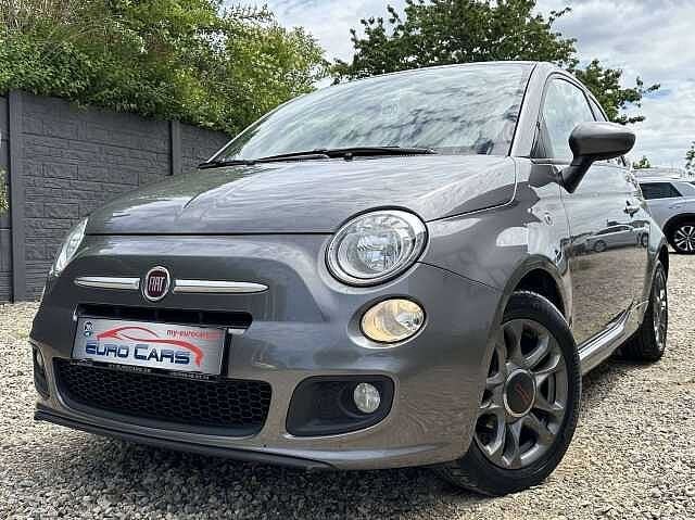 Fiat 500 1.2i Sport CUIR 500S/BLUETOOTH/GPS/CARPLAY, 1242 cm³, Argent ou Gris, Achat, 50 kW