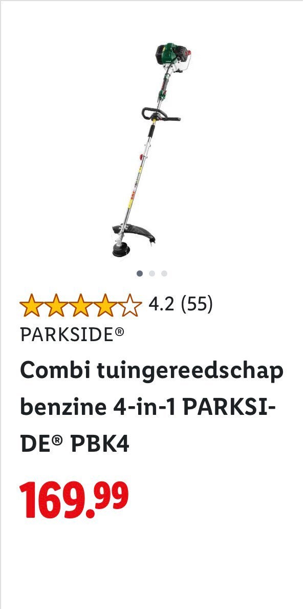 Unité mixte essence PARKSIDE » PBK 4 D5 », Enlèvement, Neuf, Essence