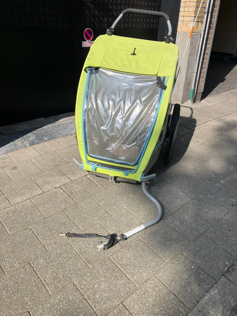 Fietskar, Fietsen en Brommers, Fietsaccessoires | Aanhangwagens en Karren, Ophalen, Gebruikt, Kinderkar, Vantly