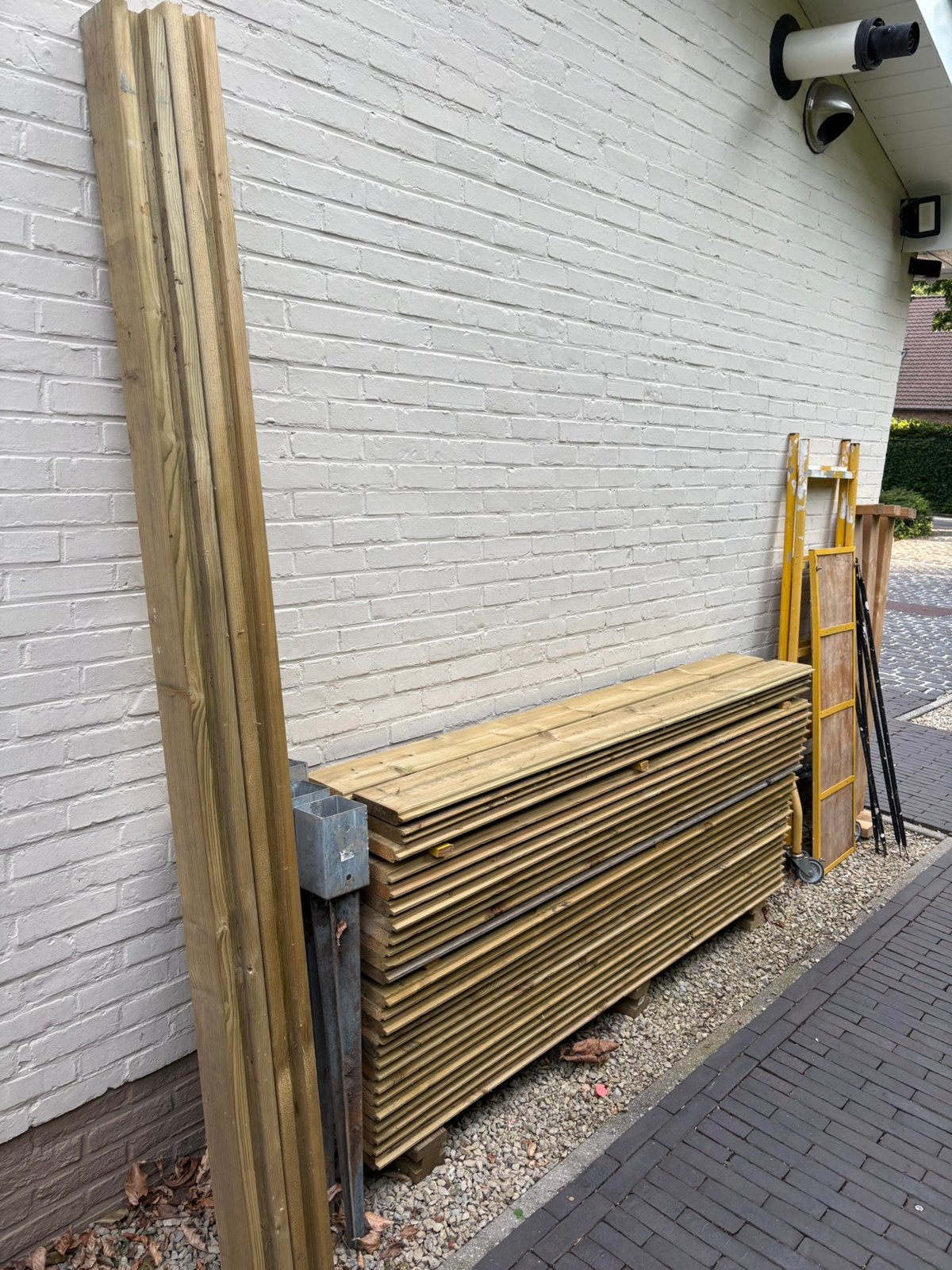 Tuinplanken, Ophalen, Zo goed als nieuw