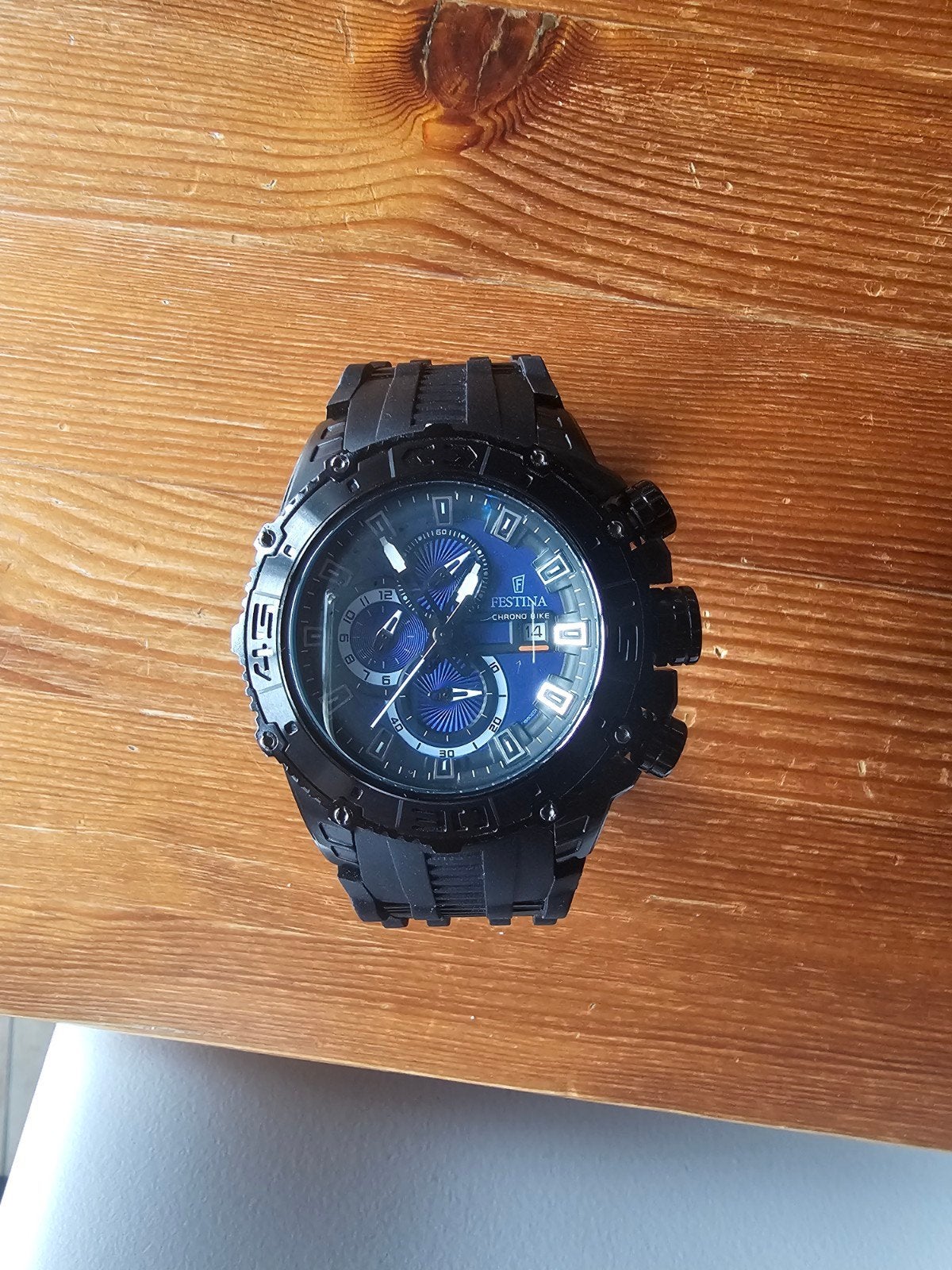 festina horloge te koop, Handtassen en Accessoires, Horloges | Heren, Staal, Polshorloge, Kunststof, Zo goed als nieuw