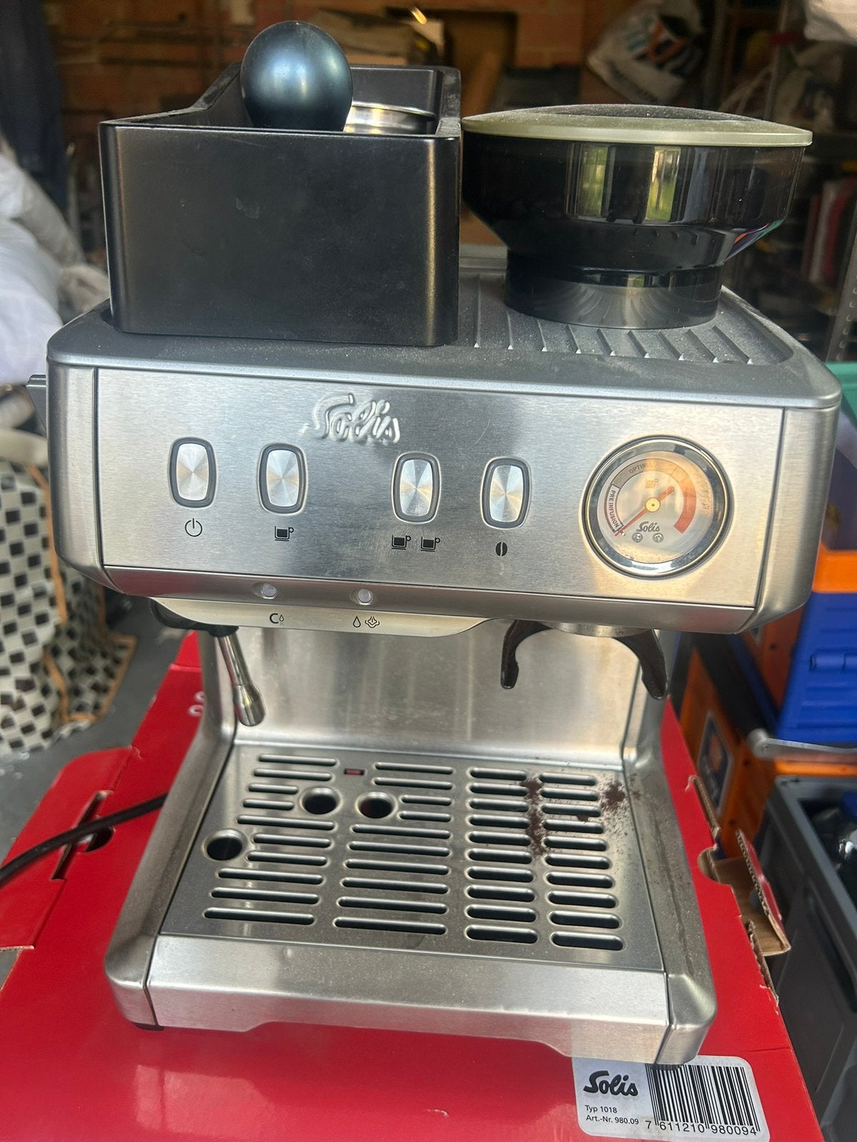 SOLIS Grind & Infuse Compact -Inox, Enlèvement, Comme neuf