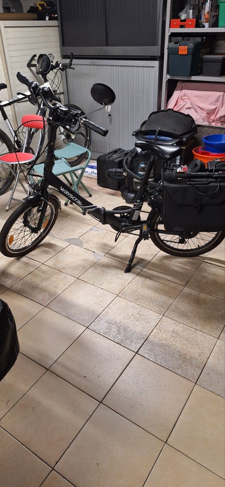 eletrische mini fiets, Fietsen en Brommers, Ophalen, Zo goed als nieuw, 50 km per accu of meer