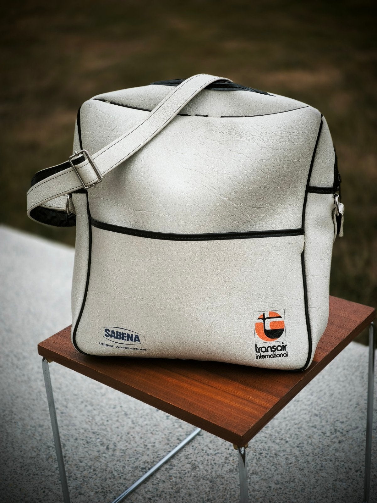 Sac de voyage SABENA belgian world airlines et transair inte, Enlèvement ou Envoi, Utilisé