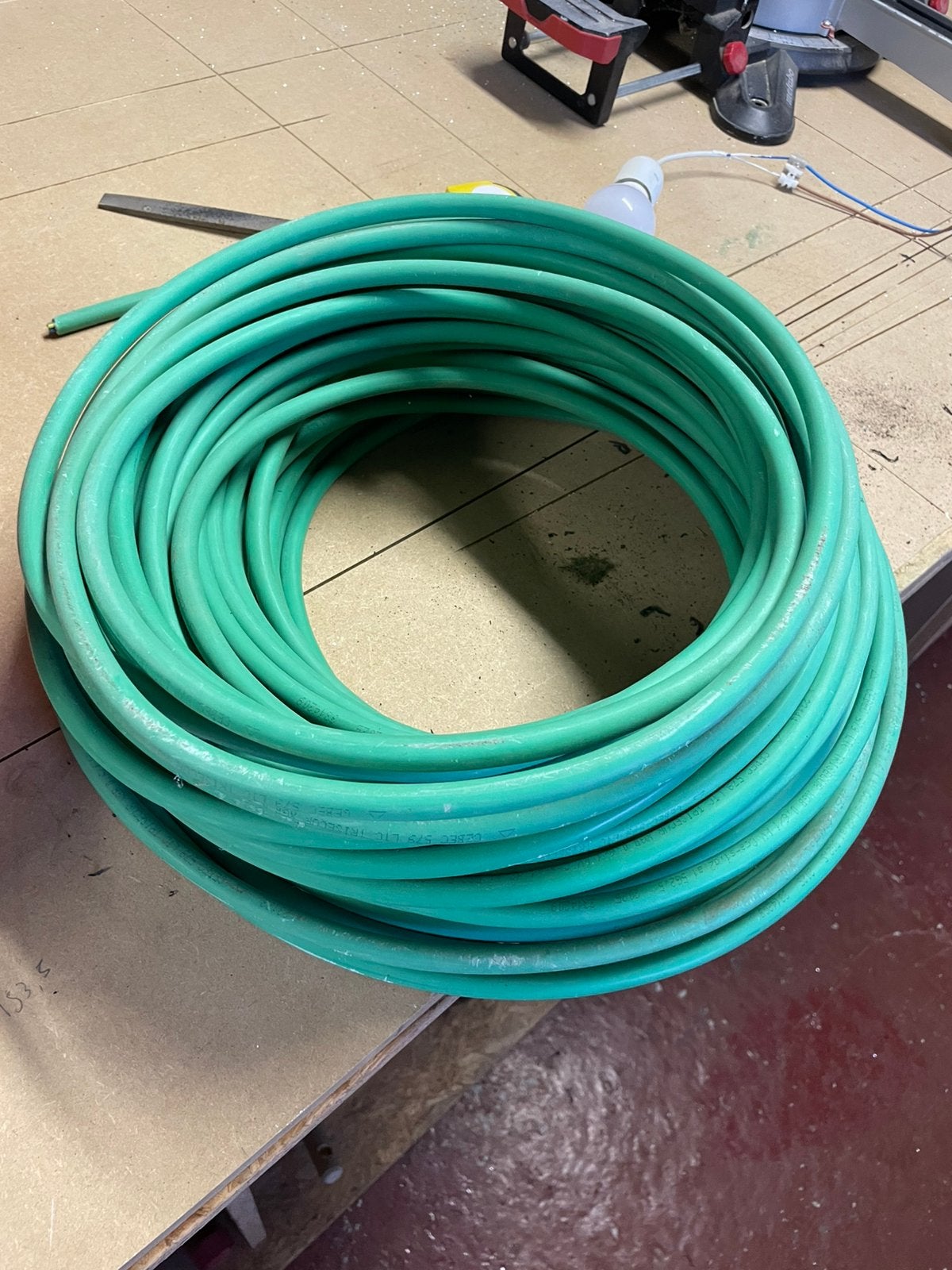 60+m XGB installatiekabel Cca  groen 5G2,5mm² - XGB5G2,5-CCA, Enlèvement, Comme neuf