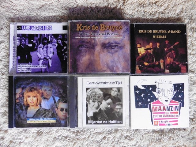 Vlaamse cd Verzameling (Sanne, Ingeborg, Bart Herman ..), Cd's en Dvd's, Ophalen of Verzenden, Zo goed als nieuw, Pop, Gesigneerd