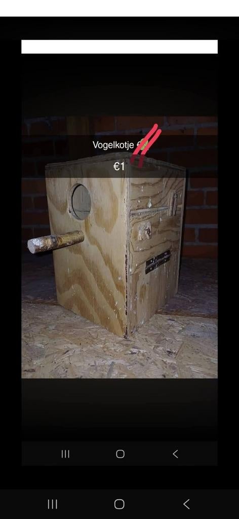 Vogel huisje, Tuin en Terras, Brievenbussen, Ophalen