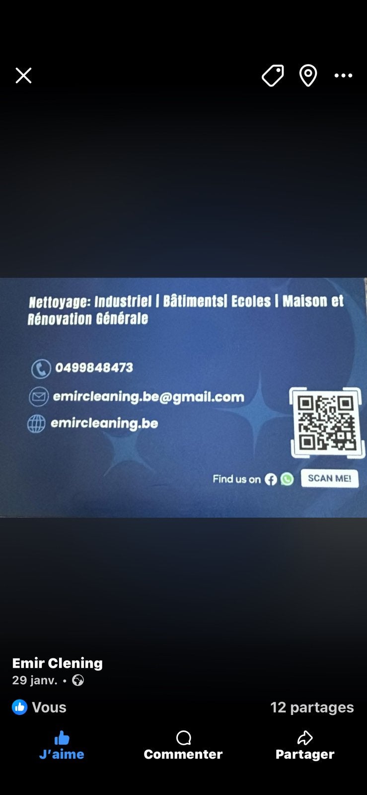 Entreprise de nettoyage